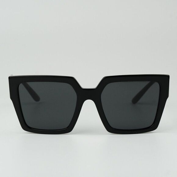 SALE! NEW D&G DG4446B 501/87  Black Silver Dark Gray Square Women Sunglasses main image 8
